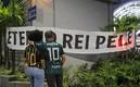 La muerte de Pelé dolió mucho en Brasil (AFP)