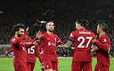 Los Reds celebrando el 2-0. (AFP)