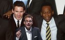 Messi, Faitelson y Pelé (Reuters).