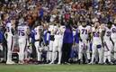 El juego entre Bills y Bengals fue suspendido de manera definitiva (AFP)