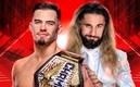 Austin Theory y Seth Rollins (Captura de Twitter WWE).