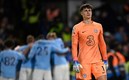 El portero Kepa del Chelsea tras recibir el gol del Manchester City. (Reuters)