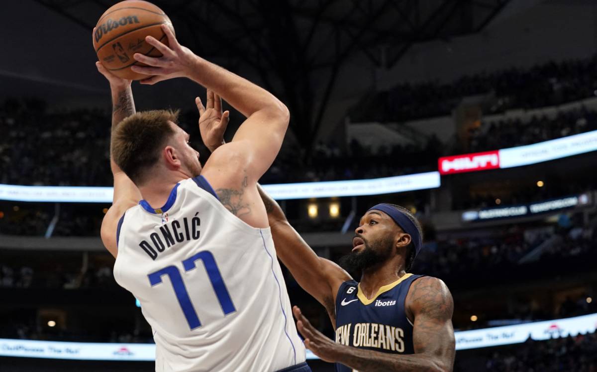 Luka Doncic brilló en la victoria de Mavericks sobre Pelicans