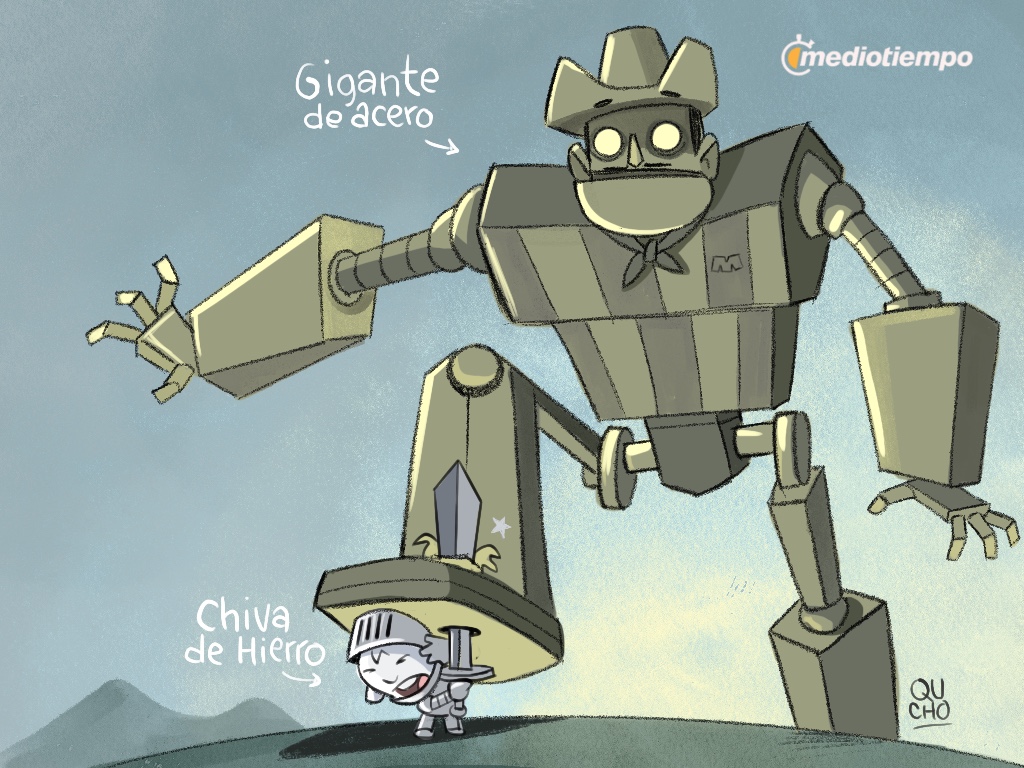Las Chivas de Hierro  derrotaron al Gigante de Acero
