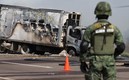 Los incendios causados por la captura de Ovidio Guzmán (Reuters).