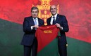 Fernando Gomes y Roberto Martínez (Reuters).