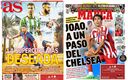 Las portadas destacadas de España este 10 de enero de 2023. (AS y Marca)