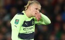 Erling Haaland, delantero del Manchester City. (Reuters)
