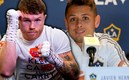 Canelo Álvarez y Chicharito Hernández llevan una gran relación. (Mexsport)