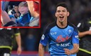 Chucky Lozano tuvo un gran detalle con un niño fan del Napoli (CalcioNapoli24 | @hirvinglozano)