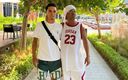 Ronaldinho y su hijo, Joao. (Instagram)