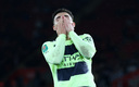 El argentino no jugó en la derrota contra el ManU. (Reuters)
