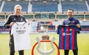 Hernández y Ancelotti, en la previa de la Final de la Supercopa de España. Fotos: (EFE)