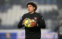 Ochoa en el duelo de este sábado. (Salernitana)