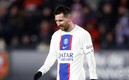 Leo, frustrado, luego del tropiezo ante el Rennes en el Ligue 1. Foto: (Reuters)
