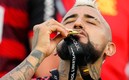 Vidal disfrutó un logro más en su carrera. (Foto: AP)