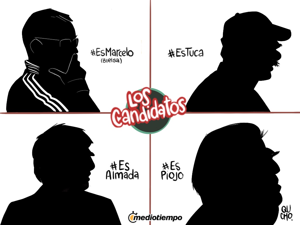 Los candidatos al Tricolor