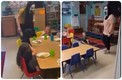 Maestra se disfrazó de Ghostface para asustar a varios niños | Captura de pantalla