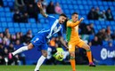 Andrés Guardado, durante su partido 300 ante el Espanyol | EFE