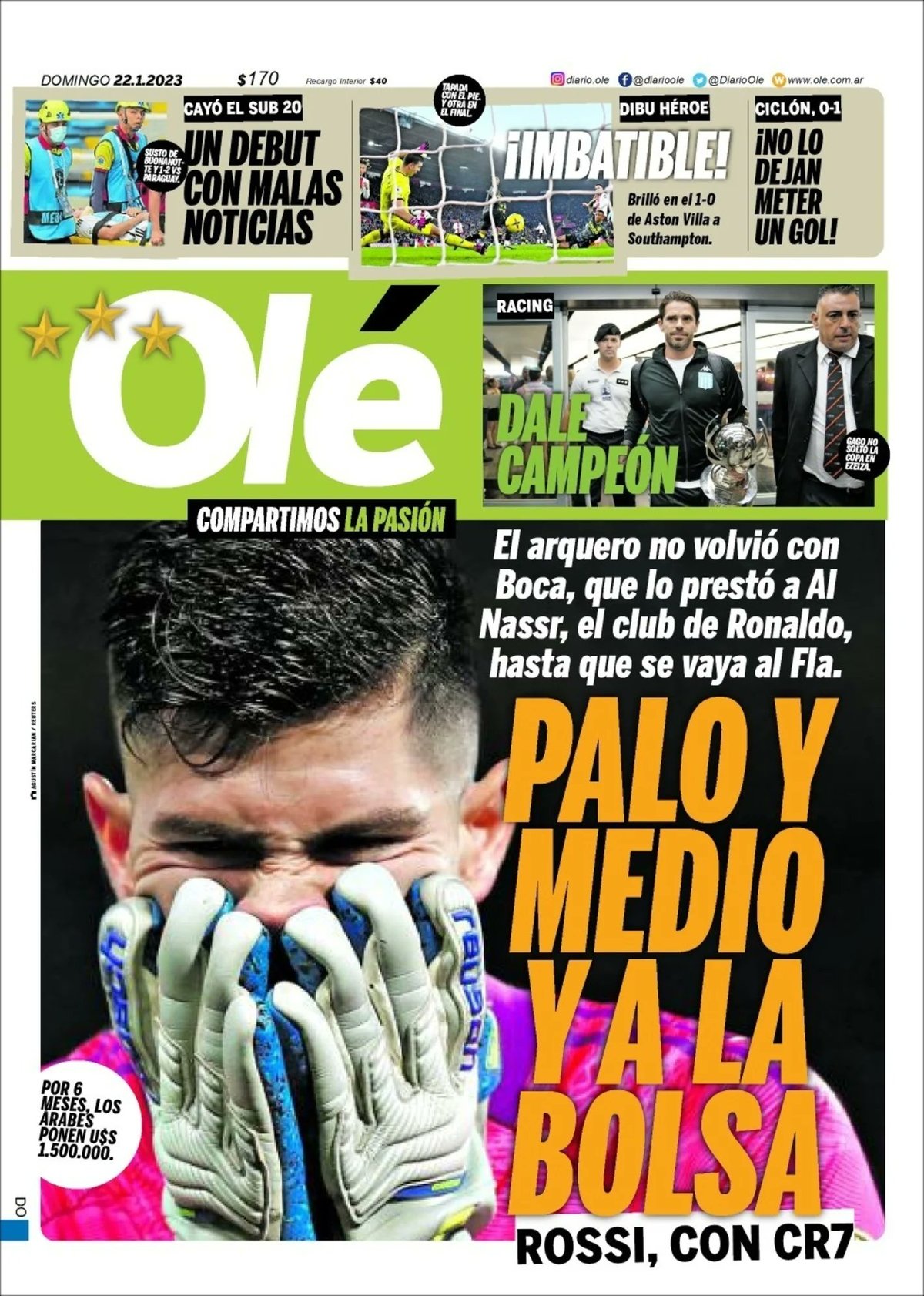 Olé | 22 de enero 2023