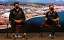 Toto Wolff y Christian Horner. (Reuters)