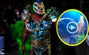 El Hijo de Fishman se presentó en la Arena Naucalpan con la empresa IWRG. (IG @HijoDeFishman)