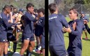 Dinenno reaccionó de mal manera con sus compañeros.