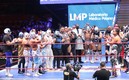 Los luchadores del CMLL rindieron homenajes a Black Warrior. (César Cerón / Javier Ríos)