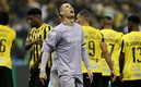 El Bicho se lamenta luego de que fueran eliminados en la Supercopa. Foto: (Reuters)