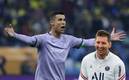 A Cristiano Ronaldo le volvieron a recordar a Messi (AFP)