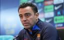 Xavi en la rueda de prensa de este viernes. (EFE)