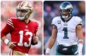Brock Purdy y Jalen Hurts | NFL