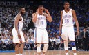 James Harden, Russell Westbrook y Kevin Durant (Captura de Twitter NBA México).