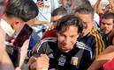 Lainez llegó el domingo a tierra regia.