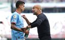 Cancelo y Guardiola. (Manchester City)