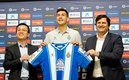 César Montes en su presentación con el Espanyol. (FOTO: EFE)