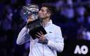 Novak Djokovic se coronó en el Abierto de Australia 2023 (Reuters)
