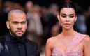 Dani Alves y Joana Sanz en un evento (AFP)