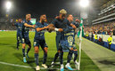 Roger Martínez celebrando su gol (IMAGO7).