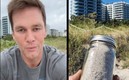 Tom Brady anunció su retiro y se vende ahora la arena embotellada de ese lugar donde grabó el video.