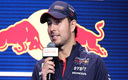 Checo en la presentación del RB19. (Red Bull Racing)