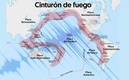 Al Cinturón de Fuego del Pacífico también se le conoce como Anillo de fuego (Google)