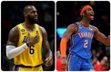 LeBron James y Shai Gilgeous-Alexander | Especial