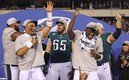 Lane Johnson (65) de Philadelphia jugará el Super Bowl LVII. (Reuters)
