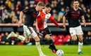 Santiago Giménez anotó con Feyenoord en la Copa. (Foto: @Feyenoord)