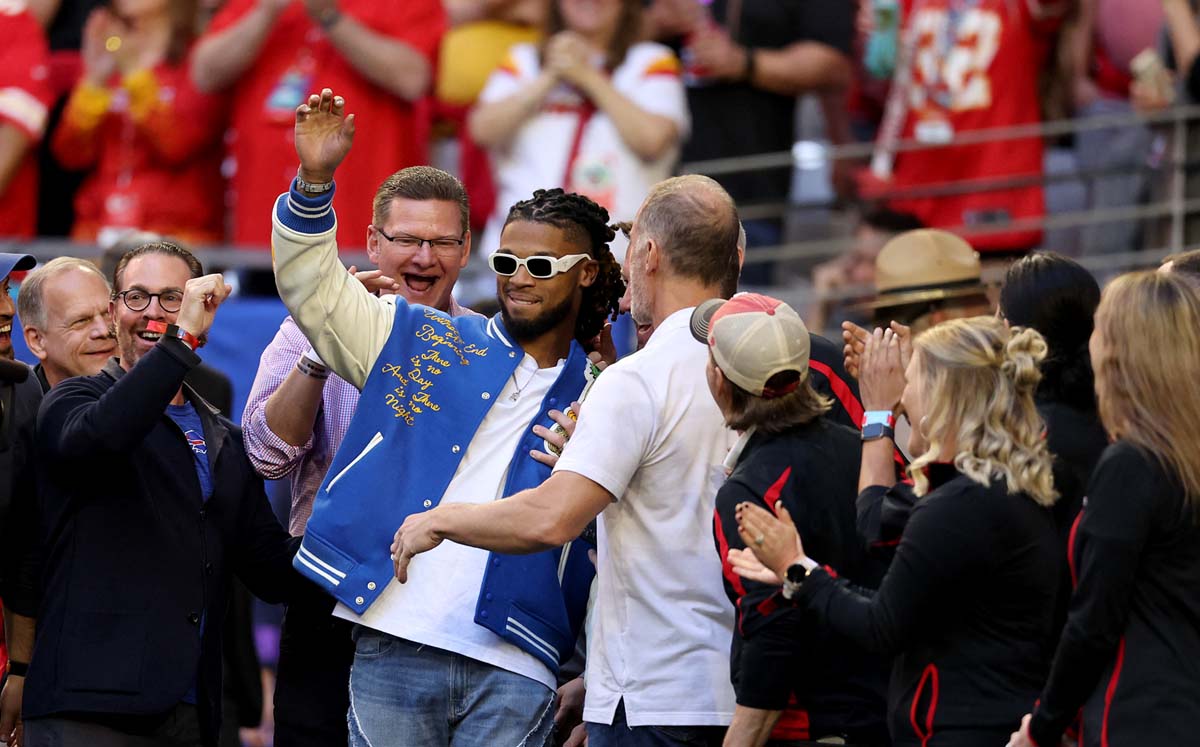 Damar Hamlin, presente en el Super Bowl LVII de la NFL Mediotiempo