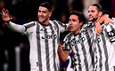 La Juventus celebra el triunfo ante la Fiorentina. FOTO: AFP.