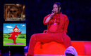 Rihanna lució espectacular en su presentación. FOTO: AFP.
