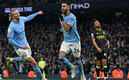 Riyad Mahrez y Erling Haaland (AFP).