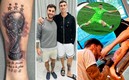 El Dibu Martínez presume su nuevo tatuaje. Foto: (Especial)